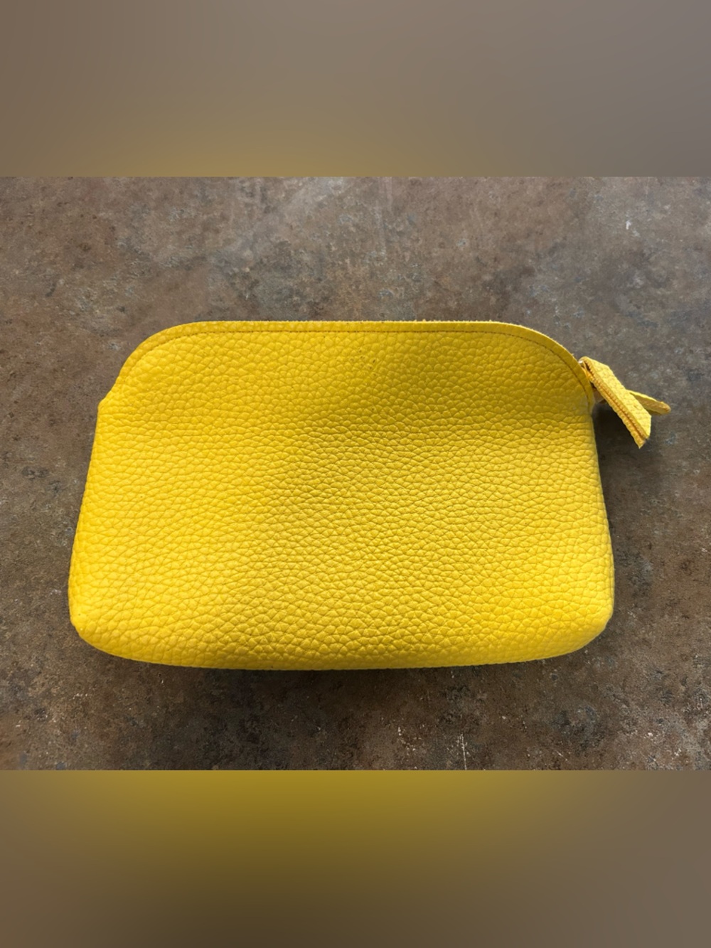 Nordstrom yellow vinyl waist belt pouch belt not included